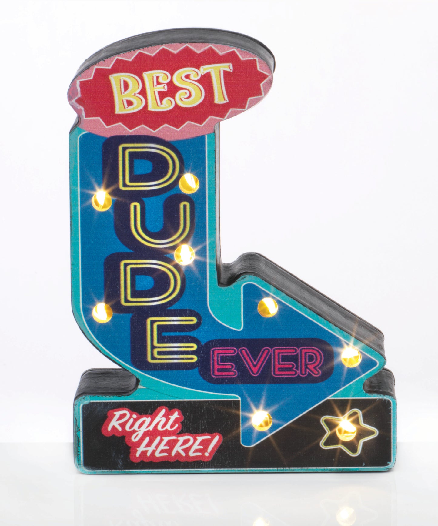 LED Dude Plaques