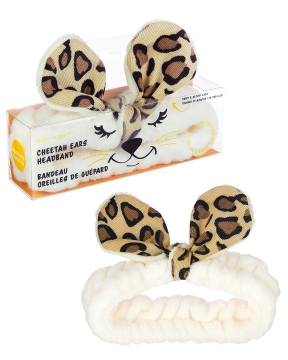Cheetah Print Spa Headband