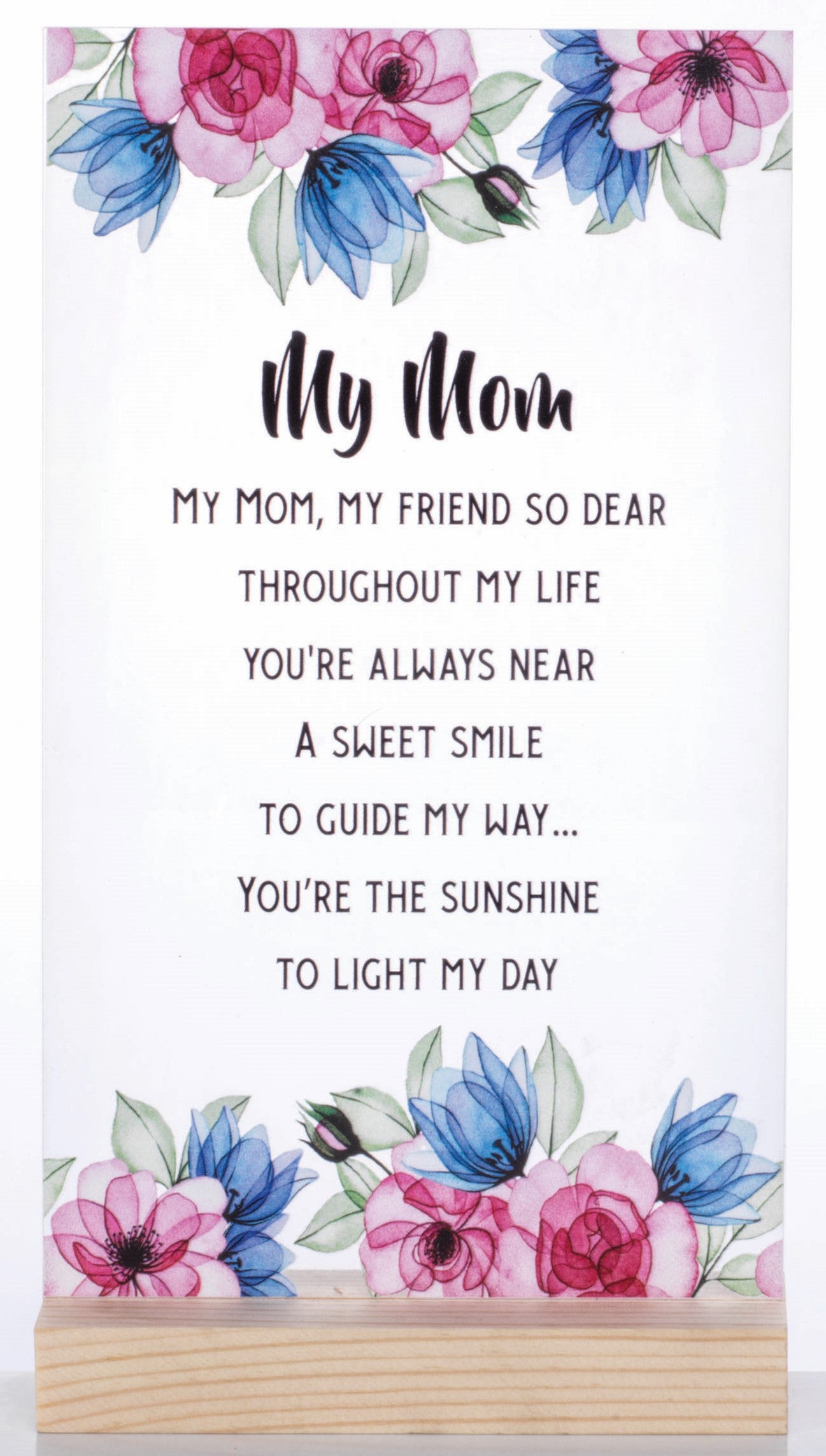 Acrylic Mom Plaque