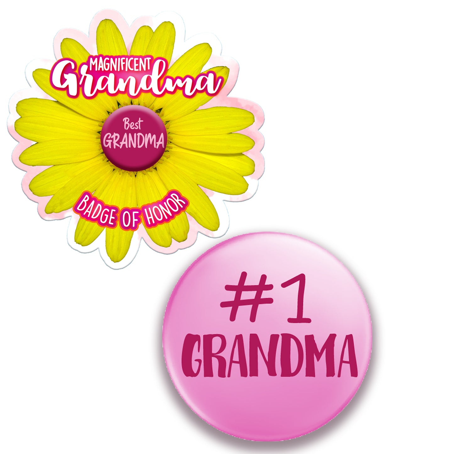 Magnificent Grandma Badge - Shop ZoomBee - The One-Stop Holiday Shop