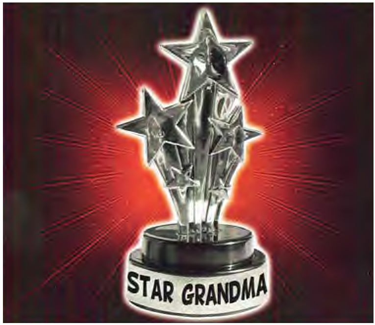 Star Grandma Trophy - Shop ZoomBee - The One-Stop Holiday Shop