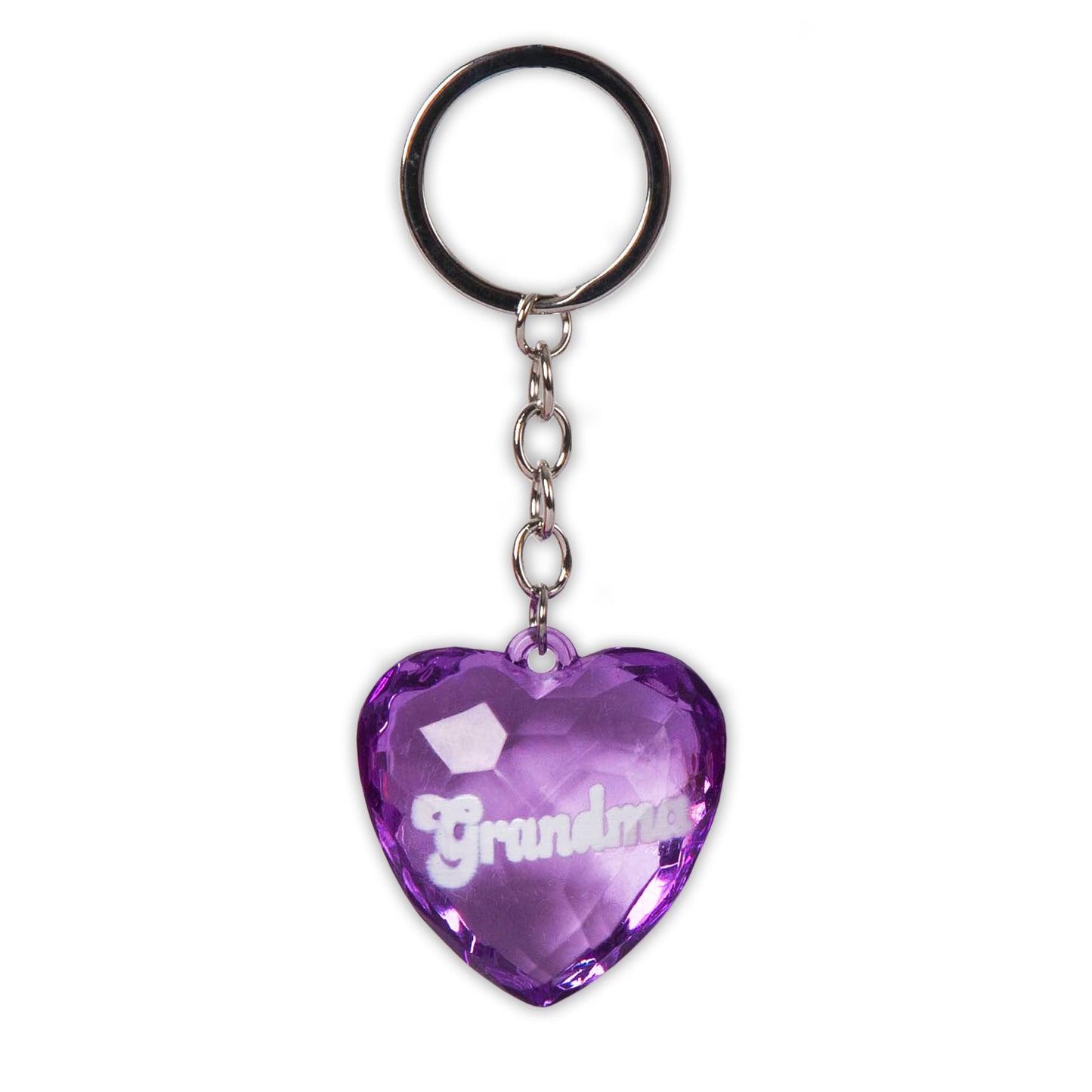 Grandma Crystal Heart Keychain - Shop ZoomBee - The One-Stop Holiday Shop
