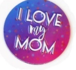 Mom Round Magnet - Shop ZoomBee - The One-Stop Holiday Shop