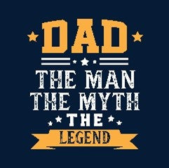 Man Myth Legend Canvas - Shop ZoomBee - The One-Stop Holiday Shop