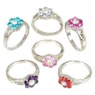 Flower Ring in Clear Box - Shop ZoomBee - The One-Stop Holiday Shop