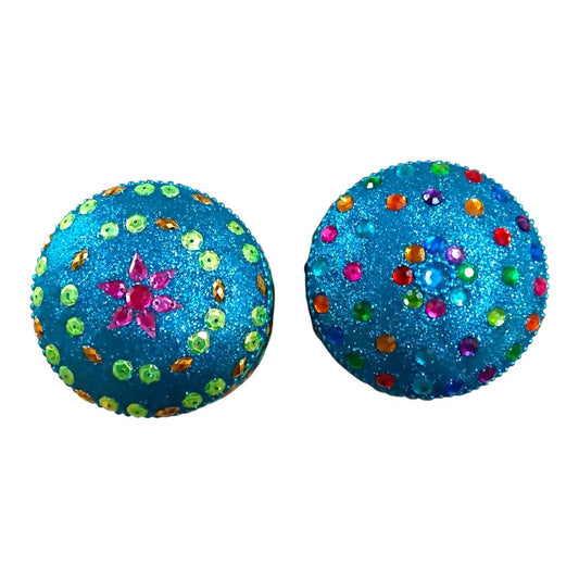 3" Glittered Trinket Box