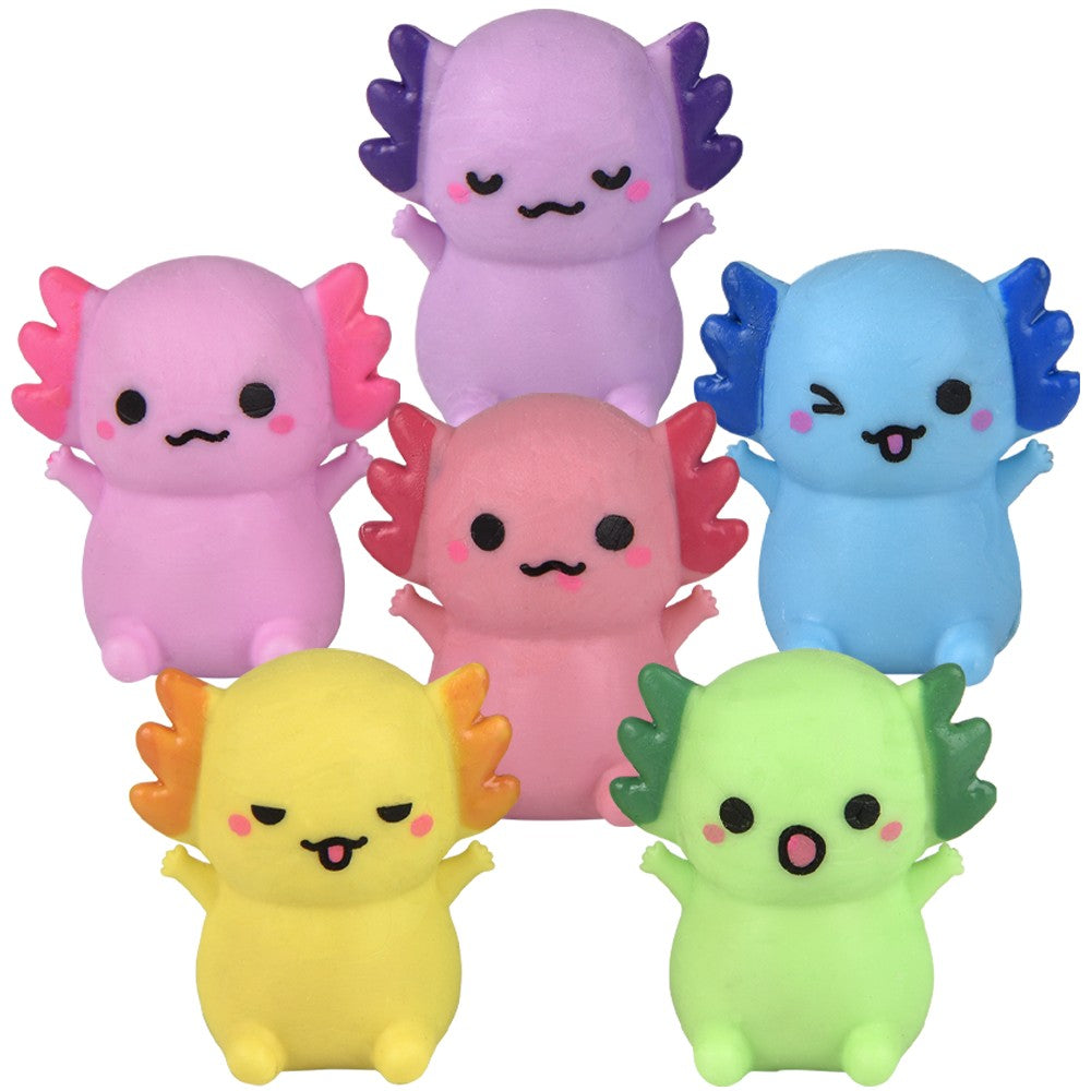 1" Mini Axolotl Squeezy Figures