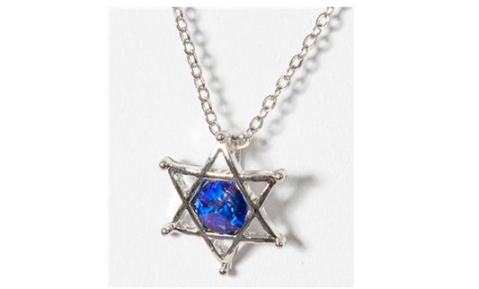 Star of David Necklace Boxed