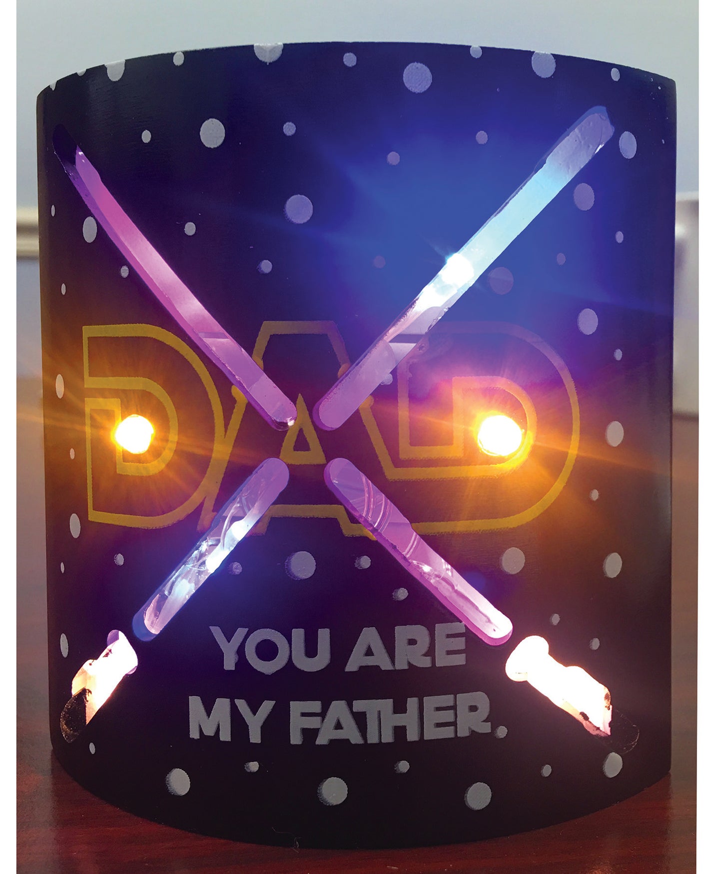 Dad Light Saber Plaque