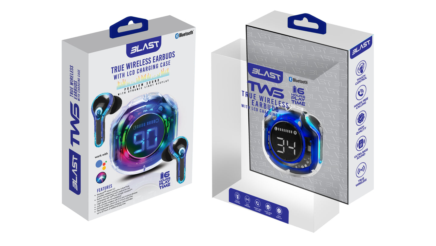 True Wireless Earbuds with Charging Case