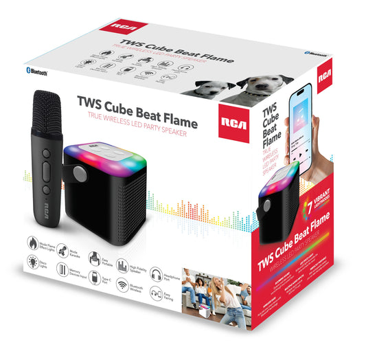 LED Party Speaker with Mic