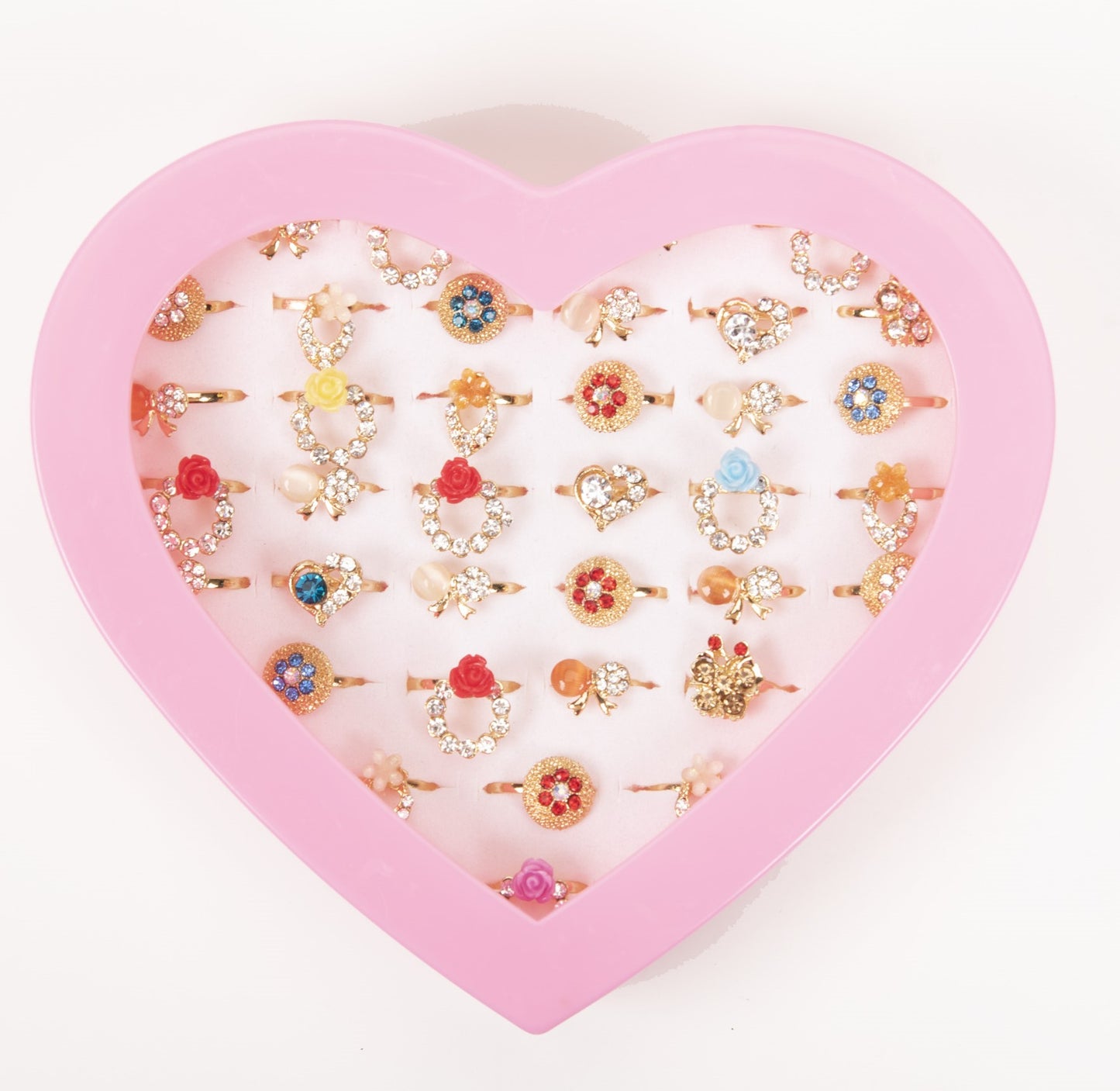 Crystal Colored Rings