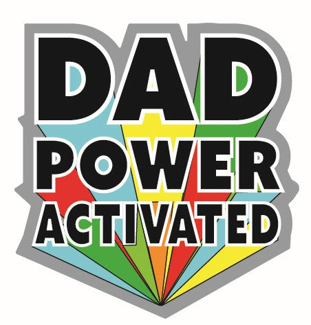 Dad Power Sticker