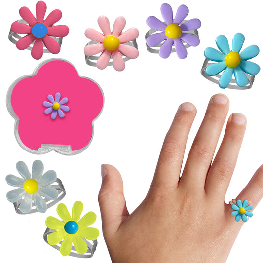 Boxed Daisy Rings