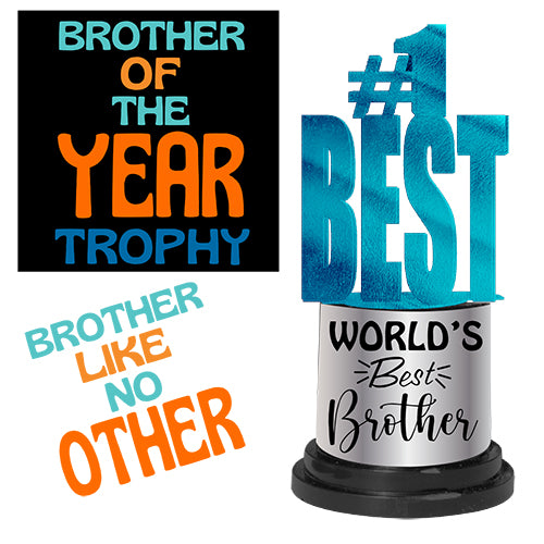 #1 Best Brother Trophy