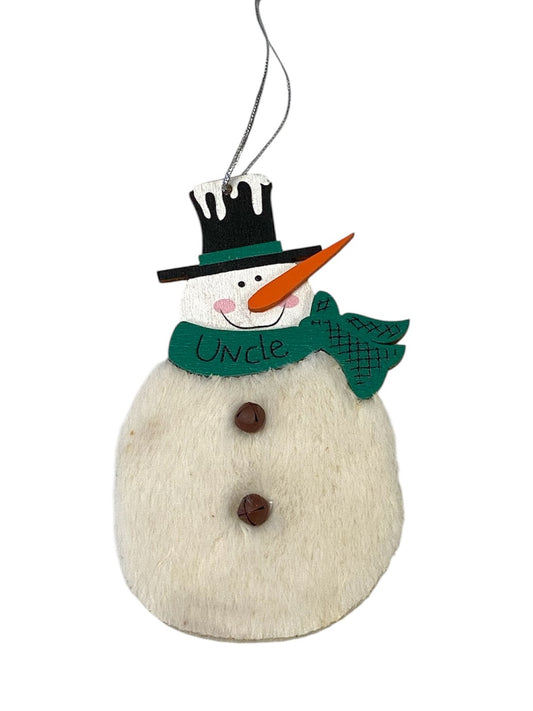 Uncle Snowman Ornament