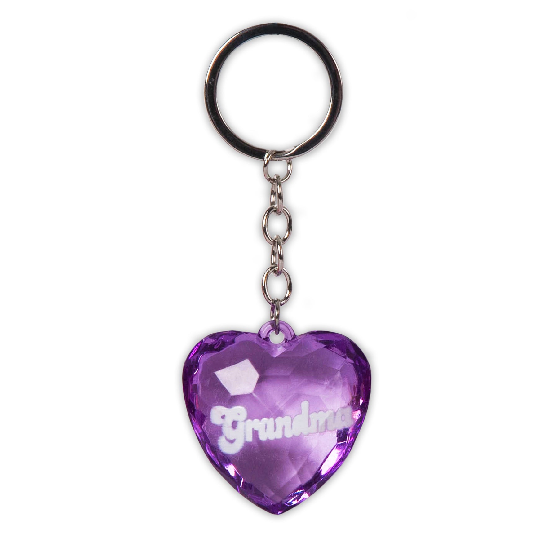 Grandma Crystal Heart Keychain - Shop ZoomBee - The One-Stop Holiday Shop
