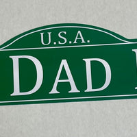 Dad Street Sign