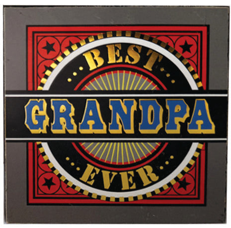 Grandpa Best Ever Wooden Plaques