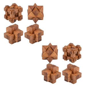 Wooden Brain Teasers, 1.75" -8 pk