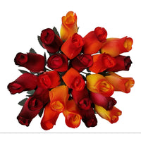 Rose Bouquet, Shades of Fall - 24 pcs