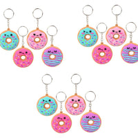 Keychain, Donut 2.25" - 12 Pk