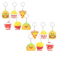 Keychain, Fast Food 2.25"- 12 Pk