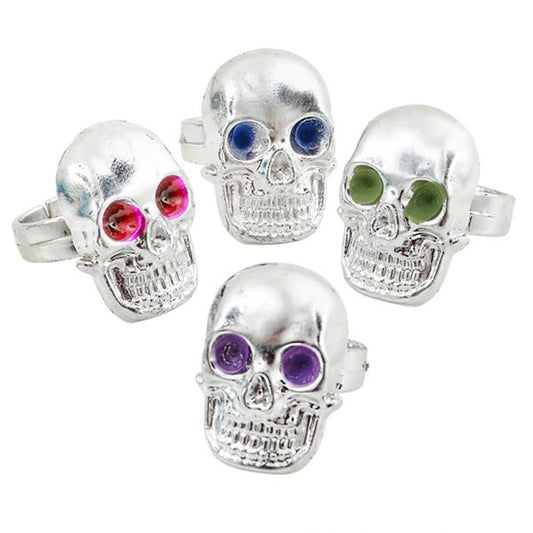 Rings, Skull - 48 Pk