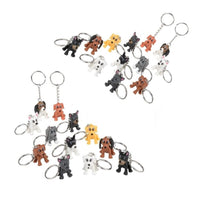 Keychain, Puppy 1.5"- 24 Pk