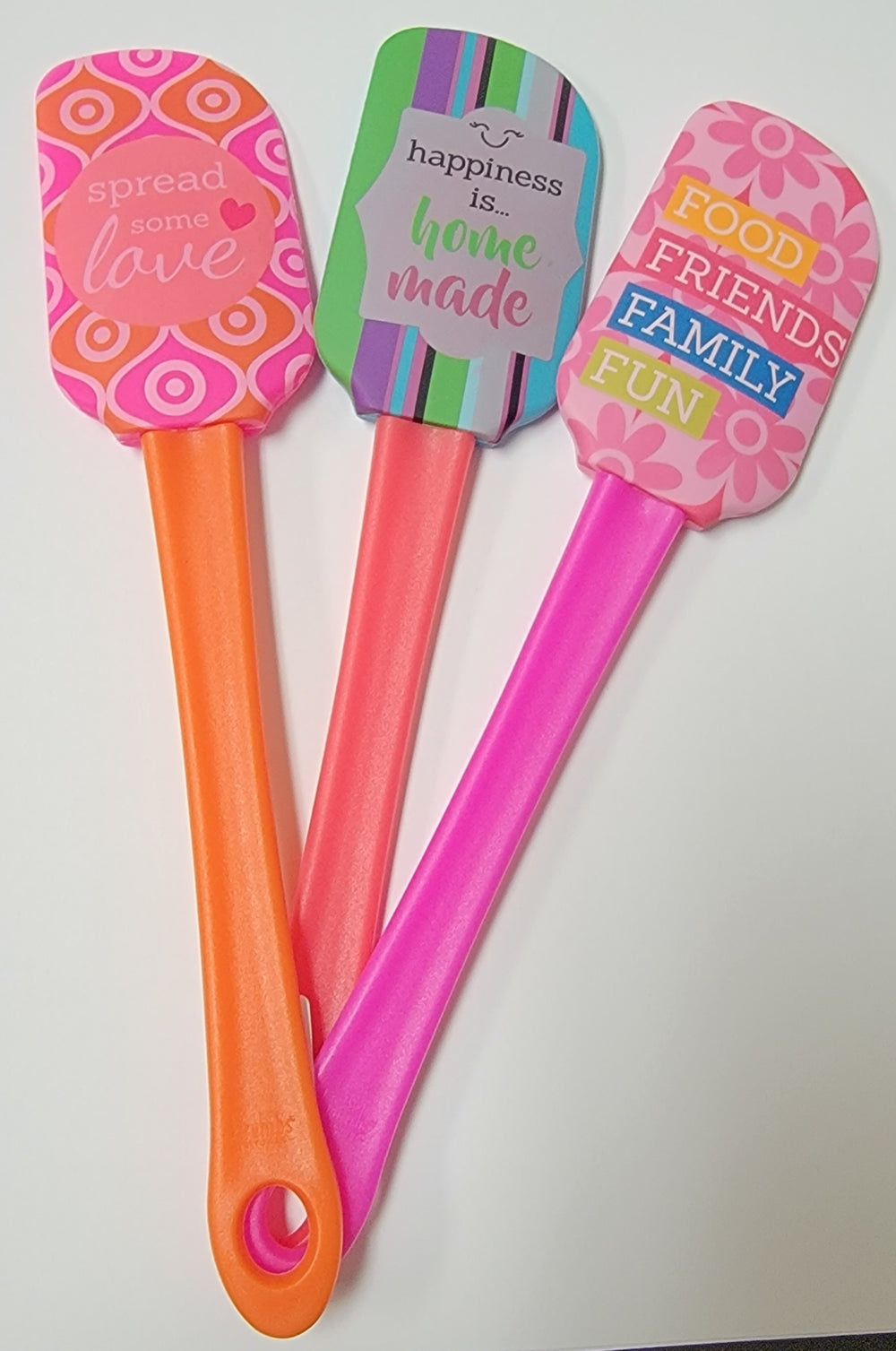 Spatulas, 3 PC Fun Expression Kitchen -3 pk