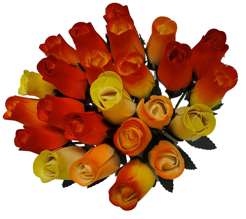 Rose Bouquet, Sunrise Delight - 24 pcs