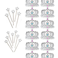 Party Pack, Mini Tiara/Star Wands - 24 PCS