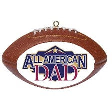 Dad Football Ornament