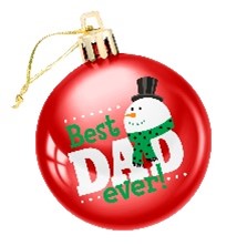 Mini Dad Ornament - Shop ZoomBee - The One-Stop Holiday Shop