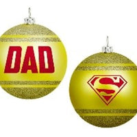 Dad Sparkle Super Ornament