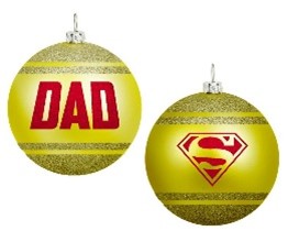 Dad Sparkle Super Ornament