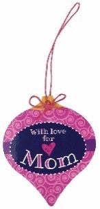 Mom Wood Ornament - Shop ZoomBee - The One-Stop Holiday Shop