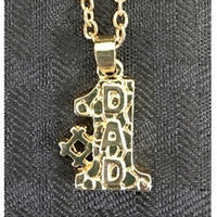 Gold  Dad Necklace