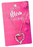 Mom Heart Stone Necklace